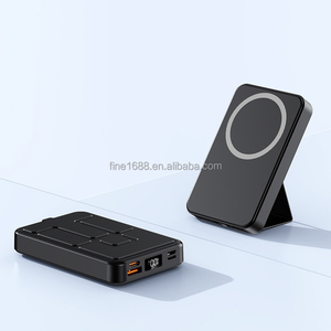 Banco de Energía Magnético Inalámbrico de Carga Rápida <span class=keywords><strong>Mag</strong></span> PD de 22.5W con Soporte Plegable Seguro y Pantalla Digital, Banco de Energía de 10000mAh para <span class=keywords><strong>iPhone</strong></span> - Product Image 2