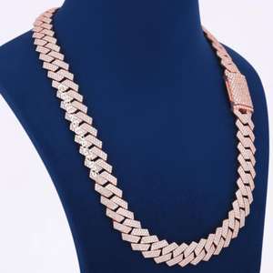 Collar de Lujo Minimalista con Cadena Fina de Plata de Ley 925 y Diamante Cultivado en Laboratorio para Mujer, Regalo de Boda, Joyería de Moda - Product Image 1