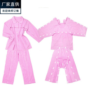 Batas ortopédicas para pacientes hombres y mujeres, para cuidado de enfermería de pacientes paralizados y postrados en cama, pijamas con tirantes laterales, holgadas - Product Image 4