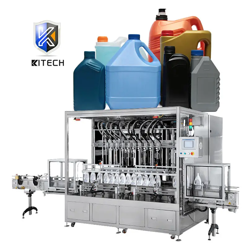 Full Automatic PET Bottle lubricant grease filling machine automatic packing