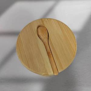 หม้อไม้ไผ่<span class=keywords><strong>สาม</strong></span><span class=keywords><strong>ชั้น</strong></span>สำหรับใช้ในครัวเรือนพร้อมฝาปิดและช้อนกล่องเก็บไม้สำหรับพริก - Product Image 4