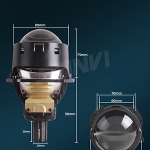 China Top Quality Customized Aftermarket Auto Lamp Hot Sale Bi-<b>led</b> Lens 3.0 3R S3 <b>LED</b> <b>Projector</b> Headlight Lens Headlamp for Car - Product Image 3