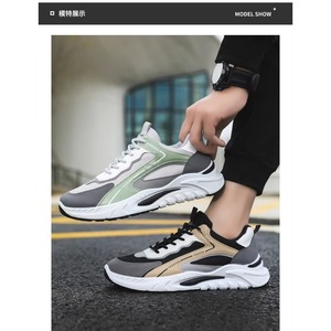 Nouvelles chaussures de sport décontractées pour hommes, respirantes, avec doublure en mesh, à lacets, pour la course à pied, style papa - Product Image 5