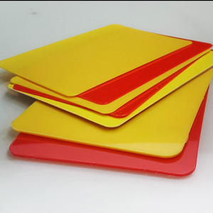 Cartes <span class=keywords><strong>Arbitre</strong></span> <span class=keywords><strong>de</strong></span> Football Épaissies PVC Rouge Jaune Bleu 2,9x4,1 Pouces <span class=keywords><strong>Accessoires</strong></span> d'Entraînement <span class=keywords><strong>de</strong></span> Match <span class=keywords><strong>de</strong></span> Football Cartes d'<span class=keywords><strong>Arbitre</strong></span> Rouges - Product Image 3