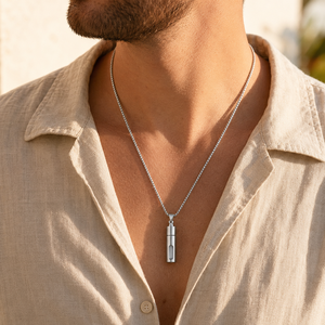 Collar con Botella de Mensaje para Regalo de Aniversario, Colgante con Carta Secreta, Joyería Romántica de Recuerdo para Parejas - Product Image 2