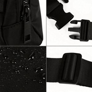 Riñonera de Nylon al por Mayor con Logotipo Personalizado, Riñonera Impermeable a la Moda con Cinturón Ajustable y Cremallera, Bolsa Casual para Viajes y Deportes - Product Image 6