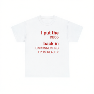 Camiseta divertida con meme, irónica, sarcástica, desconectada de la realidad, unisex, para adultos, manga corta, cuello redondo, impresión digital - Product Image 3