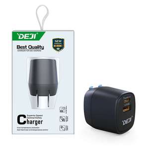 Abd <span class=keywords><strong>Plug</strong></span> GaN 33W PD USB tip C mobil taşınabilir şarj adaptörü duvar şarj cihazı - Product Image 4