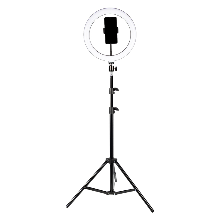10 Inch Photo Studio Accessories Makeup Beauty Studio Phone Holders Circle LED Selfie Ring Fill Light With 1.6Mtripod Stand