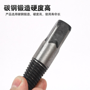 Extracteur de douilles industrielles en acier au carbone, extracteur de vis de tuyau de 4 à 6 pouces pour réparation de filetages cassés, outil de réparation de robinets - Product Image 3
