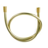 Tuyau de douche PEX doré avec corps flexible de qualité supérieure, conception anti-pli, tube renforcé et raccords en laiton résistants à la corrosion