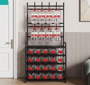 Bán Buôn Được Bán Nhất Áo Quần Áo Túi Lưu Trữ Tầng Đứng Kệ Gấp Giày Giá Cho Phòng Ngủ Ký Túc Xá Với Móc Móc - Product Image 3