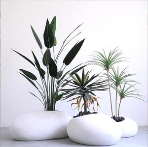 <span class=keywords><strong>Pot</strong></span> de Fleur en Ciment Style Pierre Douce et Tendance, Haut de Gamme, Simple, pour Plantes Vertes Intérieures et Extérieures - Product Image 2