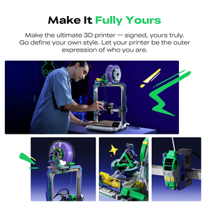 Imprimante <span class=keywords><strong>3D</strong></span> Creality Ender 3 V4 Combo haute vitesse multicolore, nivellement automatique, 500 mm/s, imprimante <span class=keywords><strong>3D</strong></span> de bureau FDM - Product Image 5