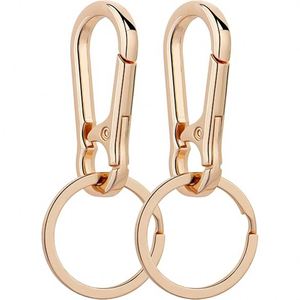 Porte-clés en métal de qualité supérieure avec crochet et clip, organisateur pour clés de maison et de voiture de luxe, pour hommes et femmes, équipement de voyage professionnel, RTS DDP - Product Image 1