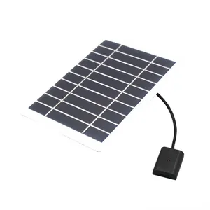 미니 태양 전지 패널 5V 4W 800mA 출력 USB 태양 전지/5V 2A 충전 레귤레이터 야외 18650 배터리 충전기 USB 포트