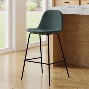 Nigh Club Furniture <span class=keywords><strong>Tabouret</strong></span> de <span class=keywords><strong>bar</strong></span> design Vente en gros Restaurant Vintage Cadre en métal Chaise haute <span class=keywords><strong>Tabouret</strong></span> de <span class=keywords><strong>bar</strong></span> commercial en <span class=keywords><strong>cuir</strong></span> moderne - Product Image 3