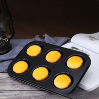 Loyang Muffin & Cupcake Persegi Anti Lengket Baja Karbon Food-Grade BST, Aman untuk Oven & Mesin Cuci Piring, Satu Buah