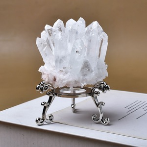 Wholesale Natural Beautiful Colorful Quartz RAW STONE <b>Cluster</b> Angel Aura <b>Crystal</b> Specimen Irregular Shape for Home Decor - Product Image 2