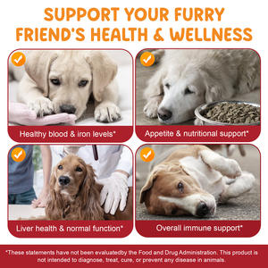 Worafy migliore qualità Pet assistenza sanitaria gocce di ferro liquido 100% integratori minerali di ferro naturale per cani - Product Image 5