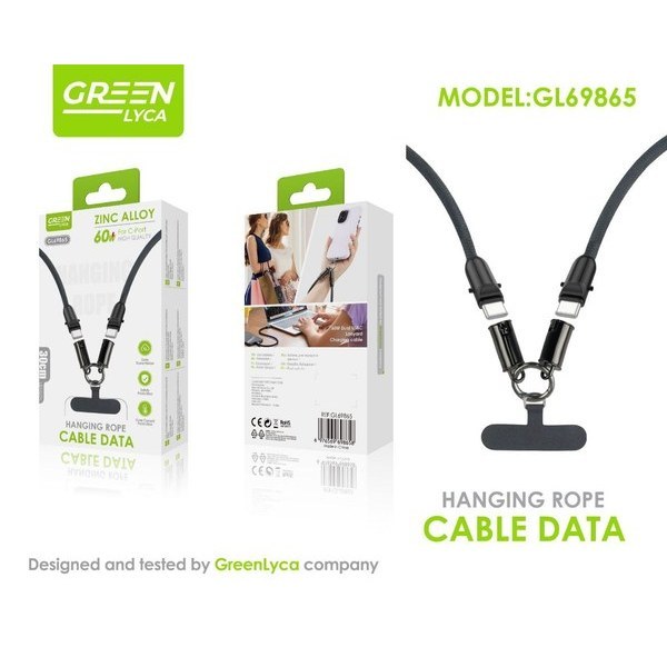 Wholesale 60W 0.30M Zinc Alloy Premium Type-C to Type-C Data Cable with 6A Fast Charging and Pure Copper Conductor