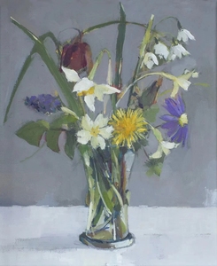 Dipinto a Olio di <span class=keywords><strong>Fiori</strong></span> Dipinto a Mano, <span class=keywords><strong>Fiori</strong></span> Vibranti <span class=keywords><strong>su</strong></span> <span class=keywords><strong>Tela</strong></span>, Perfetto per l'Arredamento del Soggiorno - Product Image 4