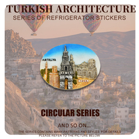 Kreatives Harz Moderner Kühlschrank magnet Türkisches Reise-Souvenir Istanbul Ankara Antalya Custom
