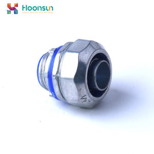 Conector adaptador de conexiones de cable de alimentación IP66, prensaestopas de aleación de Zinc, rosca métrica personalizada, CE ROHS - Product Image 1