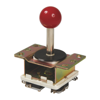 Joystick d'arcade pour PC, avec Micro commutateur, 4 voies, de haute qualité, pour Machine de combat