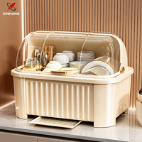 Étagère de rangement pour vaisselle XinHang, étagère de rangement en plastique pour la vaisselle, boîte de rangement multifonctionnelle pour comptoir