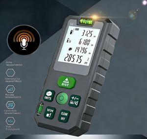 Medidor de Distância a Laser de Grau Industrial com Alcance de 150m, Projeção a Laser e Transmissão de Voz - Product Image 3