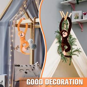 <span class=keywords><strong>Monos</strong></span> de peluche multicolor de brazo largo, <span class=keywords><strong>monos</strong></span> de peluche - Product Image 4