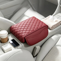 Coussin d'accoudoir en mousse à mémoire de forme en cuir Nappa pour voiture, support de coude matelassé confortable, durable, sûr, ajustement universel, pour BMW Toyota Honda