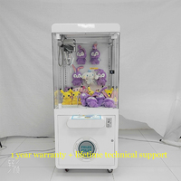 Machine à attraper les jouets à pièces, grue à jouets, grue à jouets folle avec accepteur de billets, bon prix, assistance technologique à vie