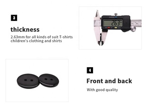 Cổ Tròn Hai Hoels Bốn Hoels Nhựa Quần Áo Làm Việc Nút Tùy Chỉnh Áo Sơ Mi Đầy Màu Sắc Nút Nhựa Cho Phụ Nữ Ăn Mặc - Product Image 6