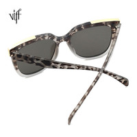 VIFF HP20255 lunettes De soleil Vintage UV400 Protection léopard couleur cadre Gafas De Sol lunettes De soleil femmes