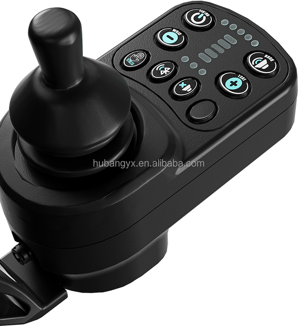 Hubang Portable Lightweight Electric Wheelchair Folding Power Wheelchair Joystick Motor Controller