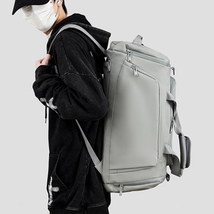 حقيبة رياضية فاخرة للجنسين مخصصة بشعار، سعة كبيرة، مقاومة للماء، مصنوعة من البوليستر أكسفورد، للسفر والرياضة واللياقة البدنية - Product Image 3