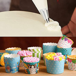 ชุดถุงบีบครีมแบบใช้แล้วทิ้ง ผลิตจากพลาสติกย่อยสลายได้ตามสั่ง พร้อมหัวบีบแบบต่างๆ สำหรับทำขนมเค้กและขนมอบ - Product Image 3
