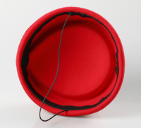 Chapeau d'hôtesse de l'air Ecowalson Chapeau de costume pour femme de style Hainan Airlines pour les spectacles de groupe sur scène