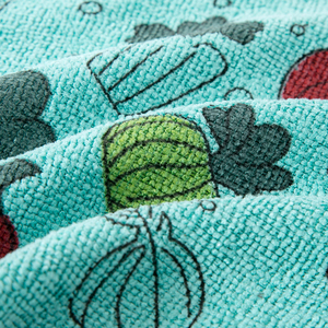 Chiffon de nettoyage imprimé en microfibre pour la cuisine, facile à déchirer, sans taches, chiffons à vaisselle multi-usages, rouleaux de serviettes en microfibre anti-poussière - Product Image 5
