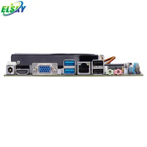 ELSKY-QM6600 Hot Sale DC 12V Mini-ITX Motherboard With Intel 2th/3 I3 I5 I7 Gen VGA Ddr3 Motherboard Cpu Combo