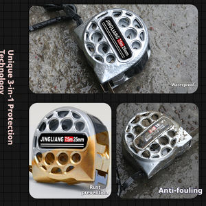 <span class=keywords><strong>Protool</strong></span> AA001 Ruban à mesurer métrique en acier inoxydable de haute qualité 5M avec verrouillage automatique, étui haute visibilité, résistant à l'usure et anti-chute, argenté - Product Image 5