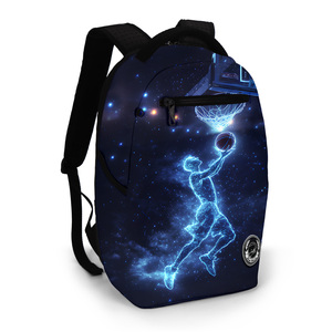 Mochila de PVC OEM/ODM - Fábrica de Quanzhou, Tu Diseño <span class=keywords><strong>Vintage</strong></span> SLAM <span class=keywords><strong>DUNK</strong></span> WARRIOR para Adolescentes, Niños, Casual, Escolar - Product Image 3