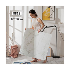 Dalles de sol PVC antidérapantes carrées 12x12 po, aspect pierre, vinyle, <span class=keywords><strong>parquet</strong></span>, à coller, auto-adhésives, pour usage intérieur, bureau, marbre - Product Image 1
