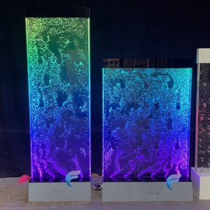 Panel de pared de burbujas LED acrílico tubular para dividir habitaciones, pantalla de burbujas para habitaciones sensoriales, fuente de agua con burbujas. - Product Image 1