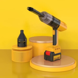 2023 nouveau voiture aspirateur nettoyage Portable poche Auto aspirateur sans fil voiture maison avec <span class=keywords><strong>Air</strong></span> Duster 4 en 1 sec - Product Image 2