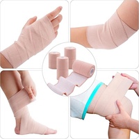 Bande adhésive élastique en coton HEAB de 7,5 cm pour le sport, avec crochet pour le pouce, pour les poignées, les bandages de poignet, l'haltérophilie, le fitness et la protection des genoux