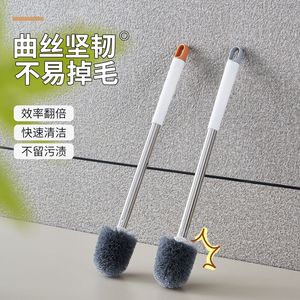 Toilet <b>Brush</b> Long Handle Round Durable Base For Bathroom Cleaning - Product Image 1