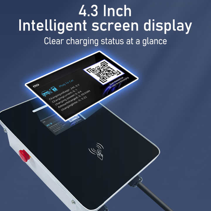 22kw AC EV Charger Wall Box Type 2 Fast Charging Wall-mounted DC EV Charging Stations for Electric Cars Charger 32a